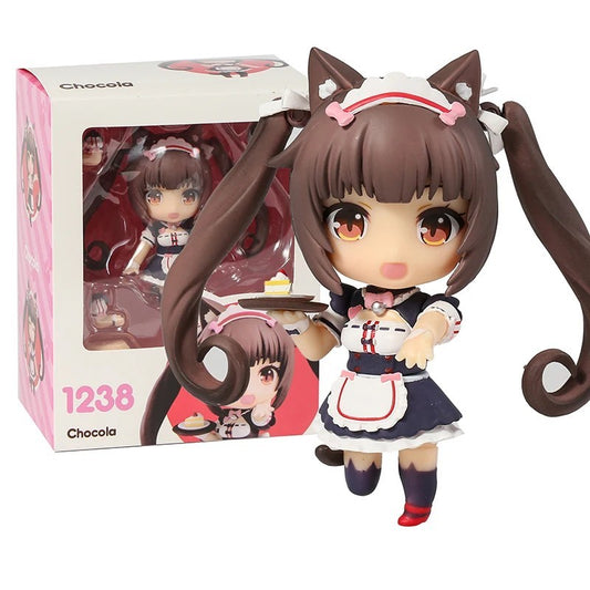 NEKOPARA Chocola Vanilla Nendoroid 1238 1248 Action Figure Anime Model Set Boxed