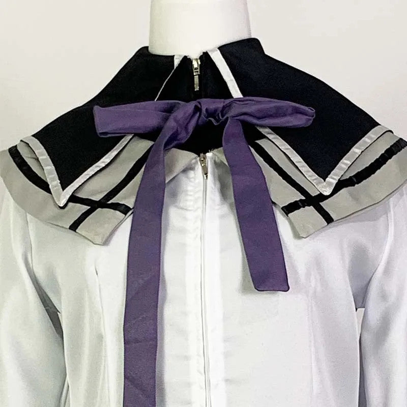 Madoka Magica Homura Akemi Cosplay Costume Full Set Wig Anime Halloween Merch
