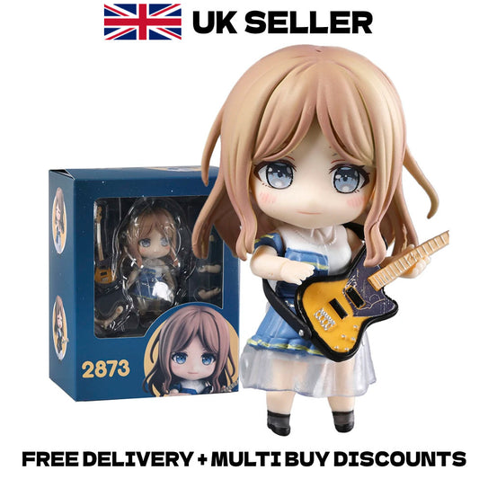 BanG Dream Soyo Nagasaki 10cm Nendoroid Action Figure Guitar Statue Boxed #2873