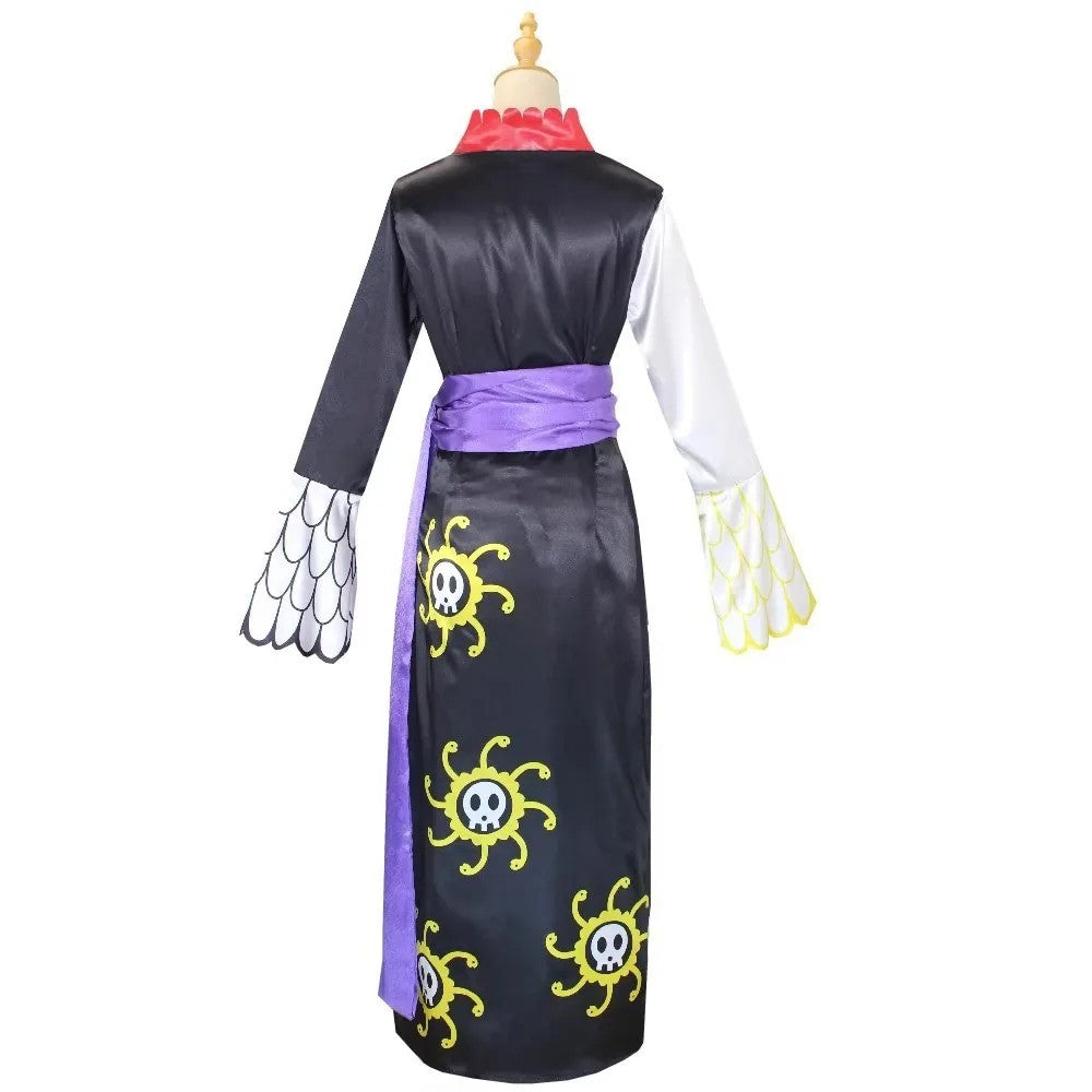 Boa Hancock Cosplay Anime Costume Pirate Empress Marineford Dress Cloak Full Set