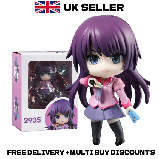 Bakemonogatari Hitagi Senjougahara Action Figure 10cm Anime Model Statue Boxed