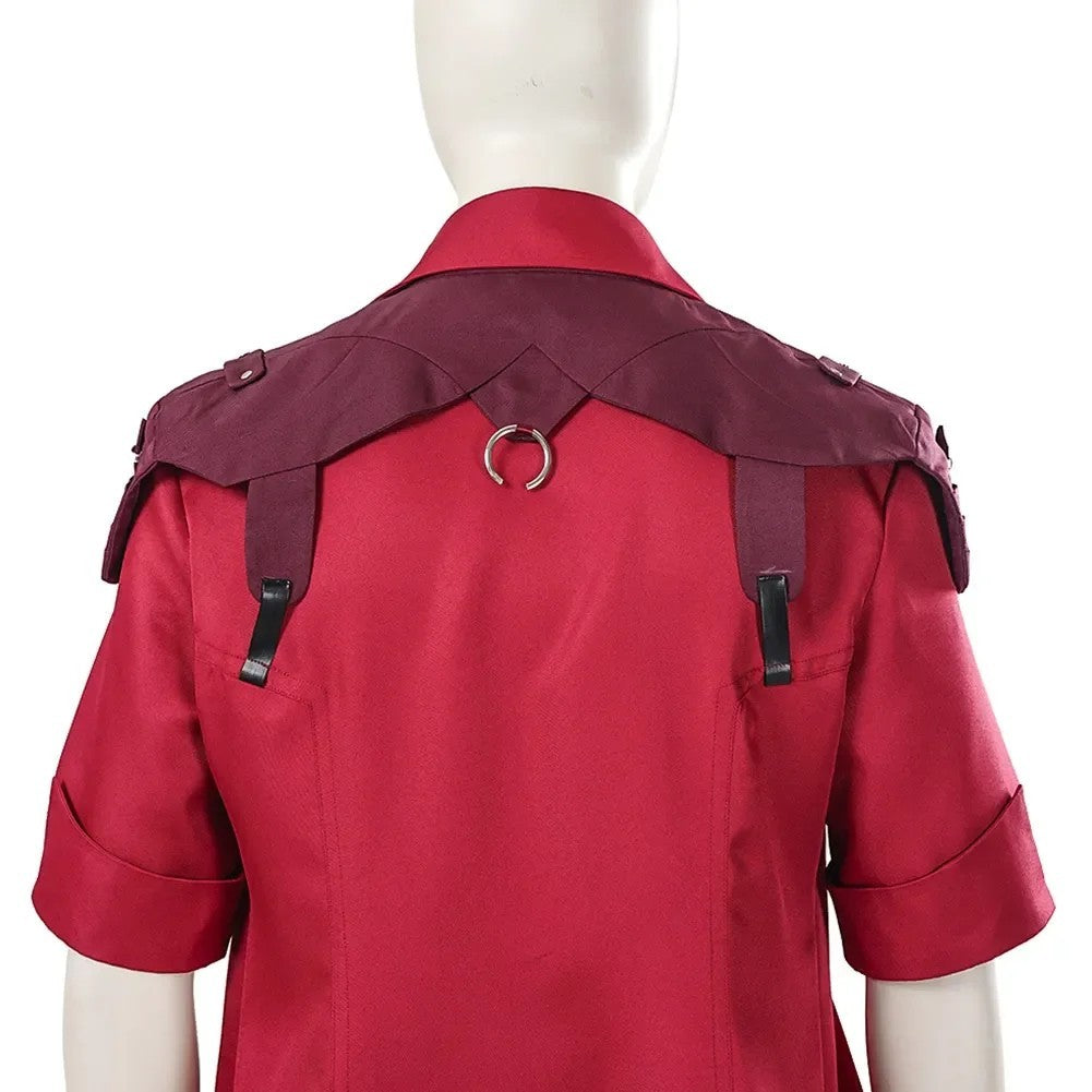 Devil May Cry Dante Cosplay Costume Red Coat Jacket Outfit DMC 5 Halloween Merch