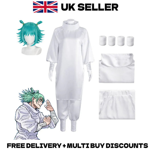 Jujutsu Kaisen Kashimo Hajime Cosplay Full Costume Wig Culling Games Sorcerer