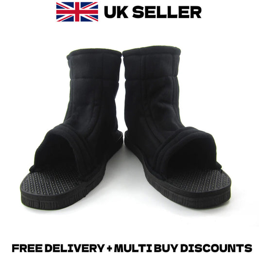 Naruto Shippuden Ninja Shoes Black Cosplay Footwear Anime Boots Halloween Merch