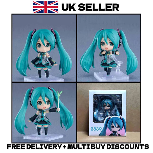 Hatsune Miku #2839 10cm Action Figure Nendoroid Style Boxed Vocaloid Idol Model