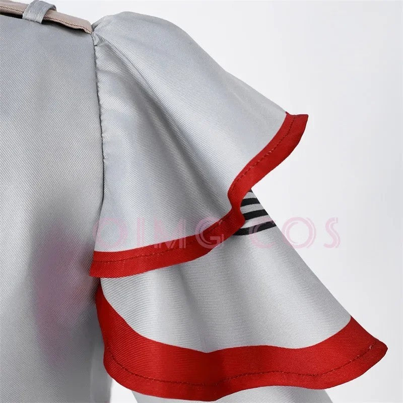 Synthesizer V Kasane Teto Cosplay Costume Full Set Wig Halloween Outfit