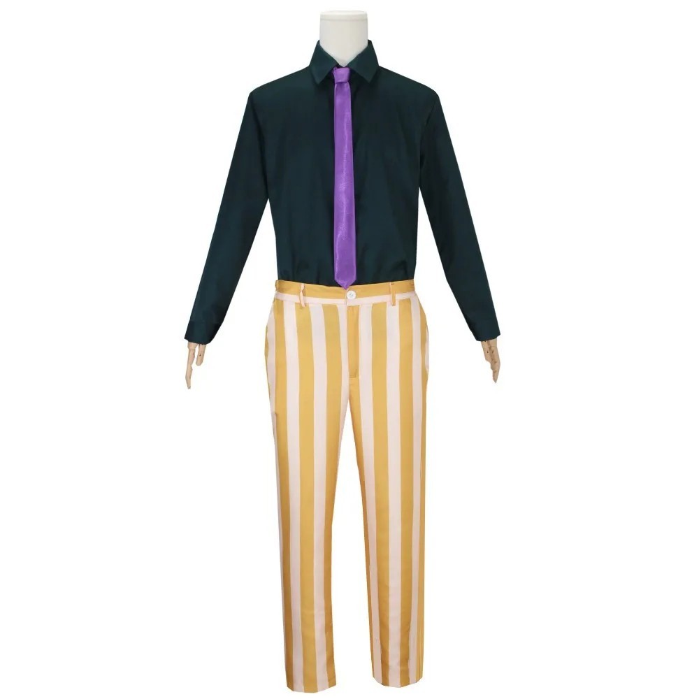 Kizaru Borsalino Cosplay Costume Admiral Full Set Cloak Yellow Suit Halloween