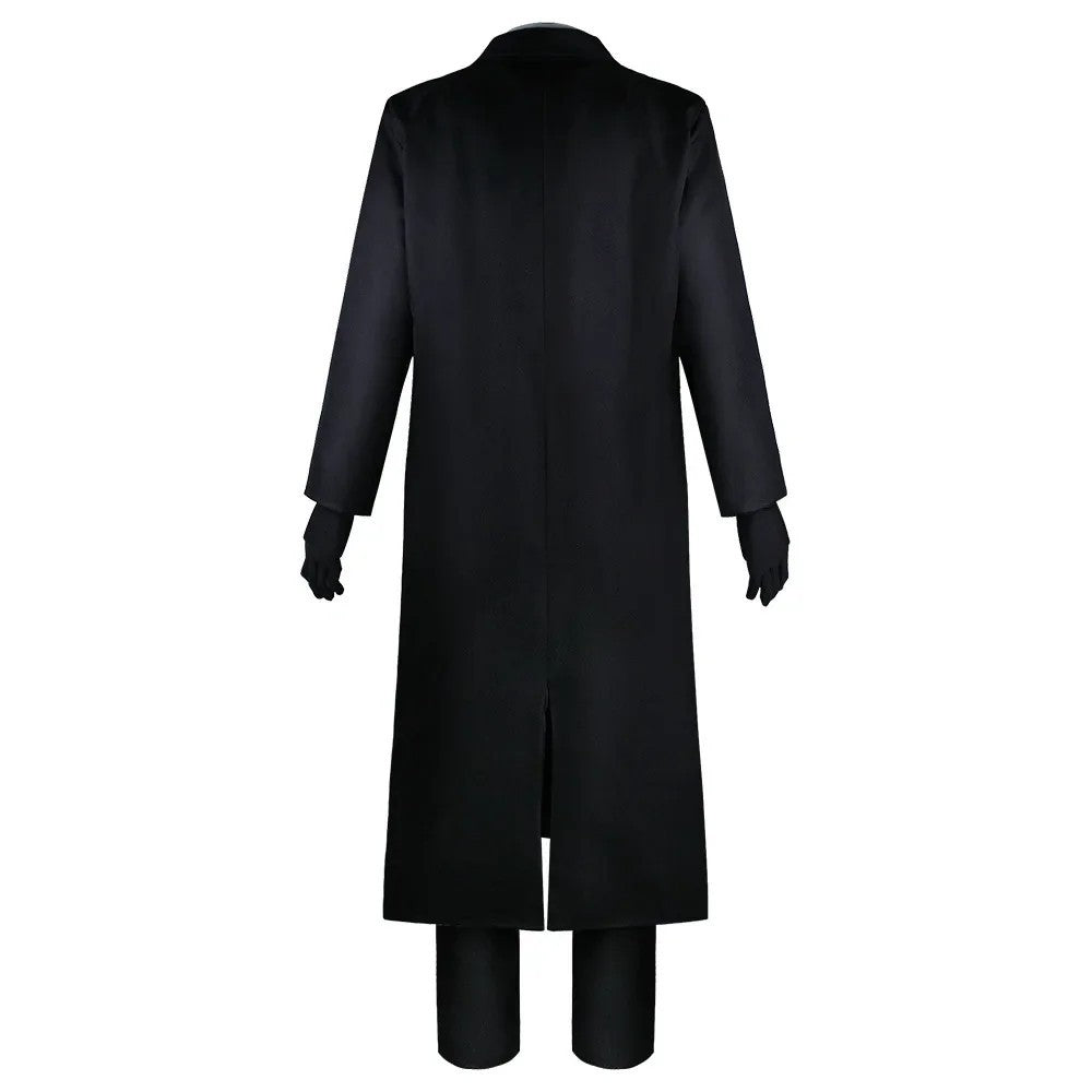 Bungo Stray Dogs Osamu Dazai Cosplay Costume Port Mafia Black Suit Trench Coat