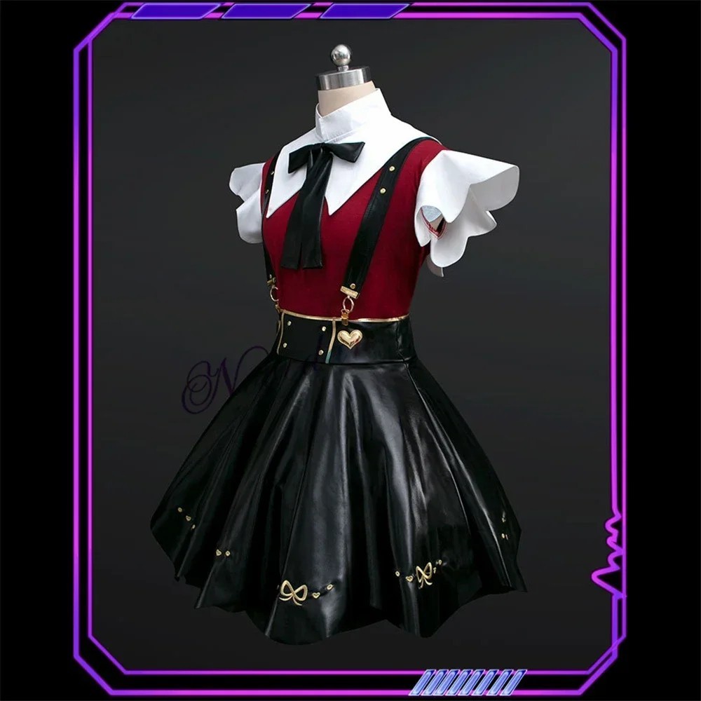NEEDY STREAMER OVERLOAD Ame-chan Cosplay Costume Full Set Wig Halloween Outfit