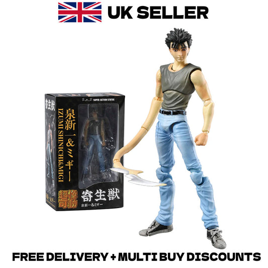 Parasyte Shinichi Izumi & Migi 15cm Action Figure PVC Anime Statue Model Toy