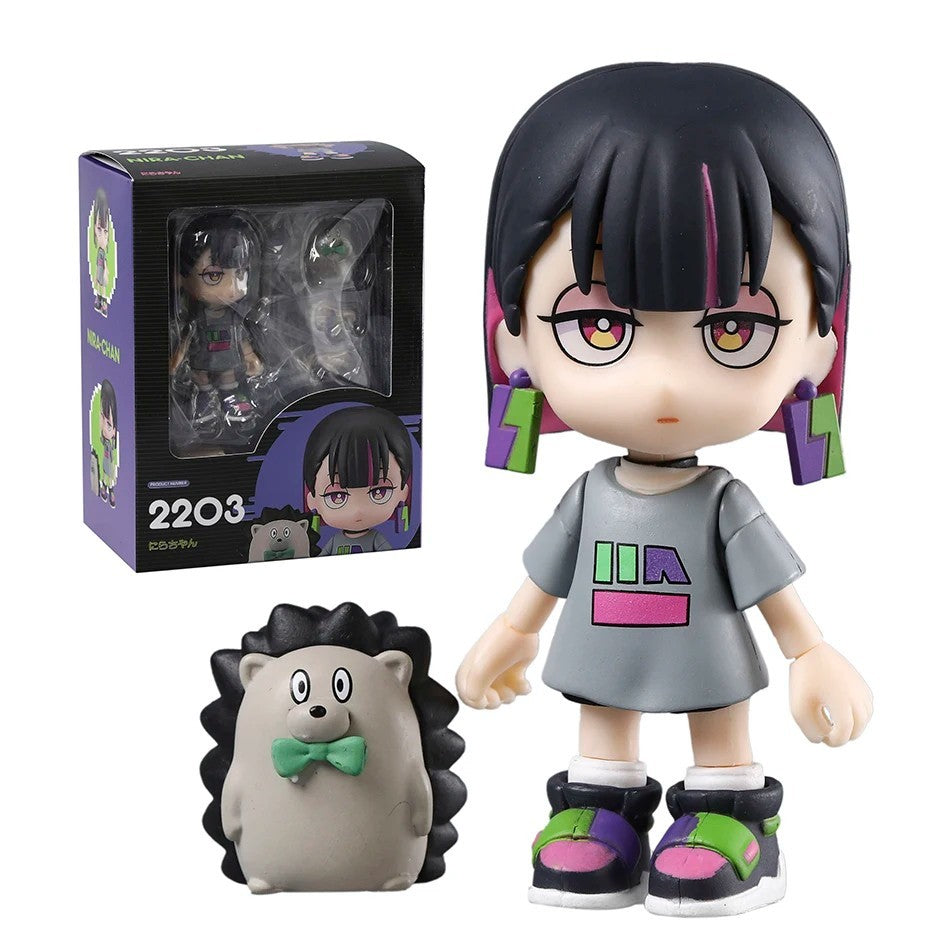 ZUTOMAYO Nira-Chan Uniguri 10cm Action Figure Nendoroid Style Anime Model Boxed