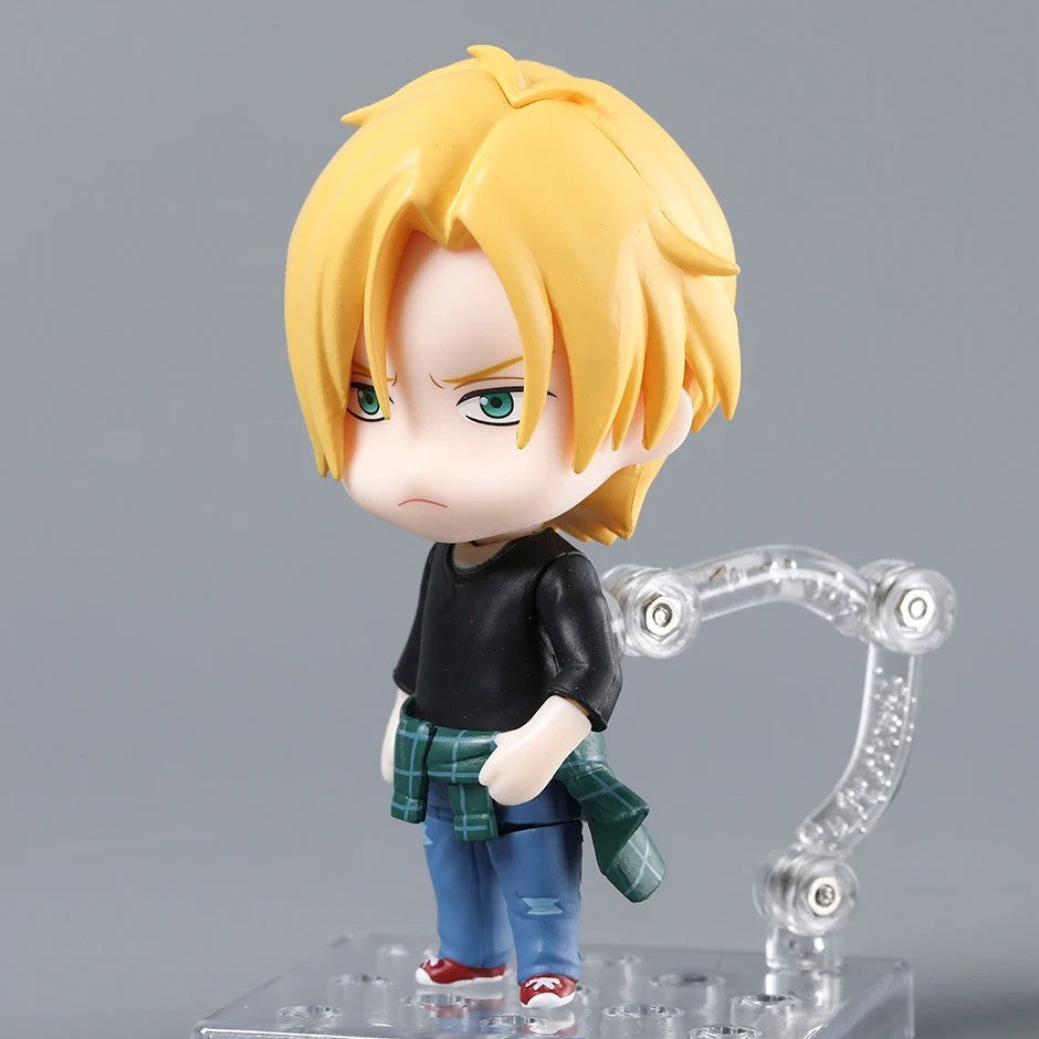 BANANA FISH Ash Lynx Action Figure 10cm Nendoroid Anime Model Boxed Statue