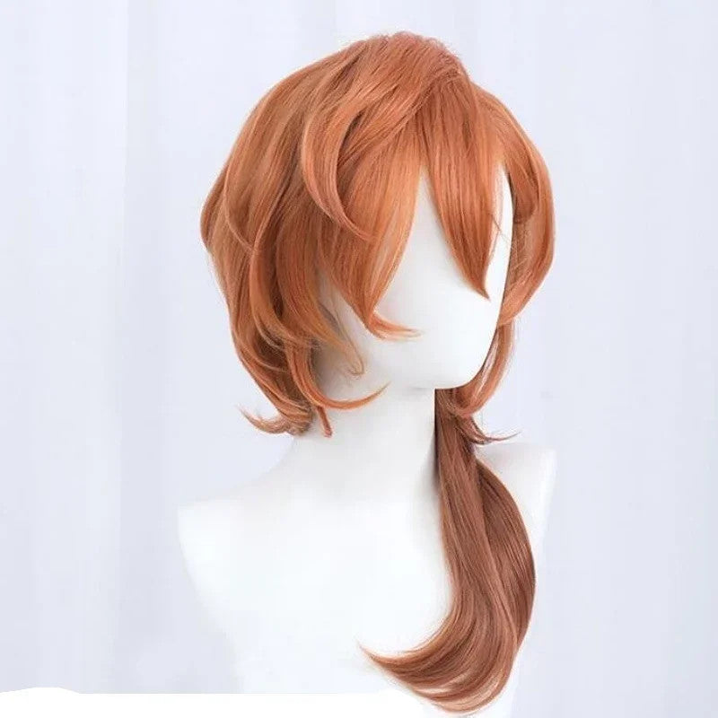 Bungo Stray Dogs Chuuya Nakahara Cosplay Wig Heat Resistant Anime Hair Halloween