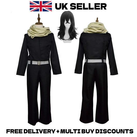 My Hero Academia Shota Aizawa Cosplay Costume Full Set Wig Eraser Head Outfit