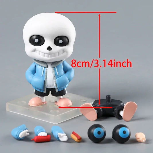 Undertale Sans #1826 Action Figure Nendoroid Style Boxed Video Game Cute Model