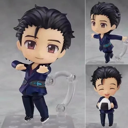 Yuri on Ice Yuri Katsuki #762 10cm Action Figure Nendoroid Style Model Boxed