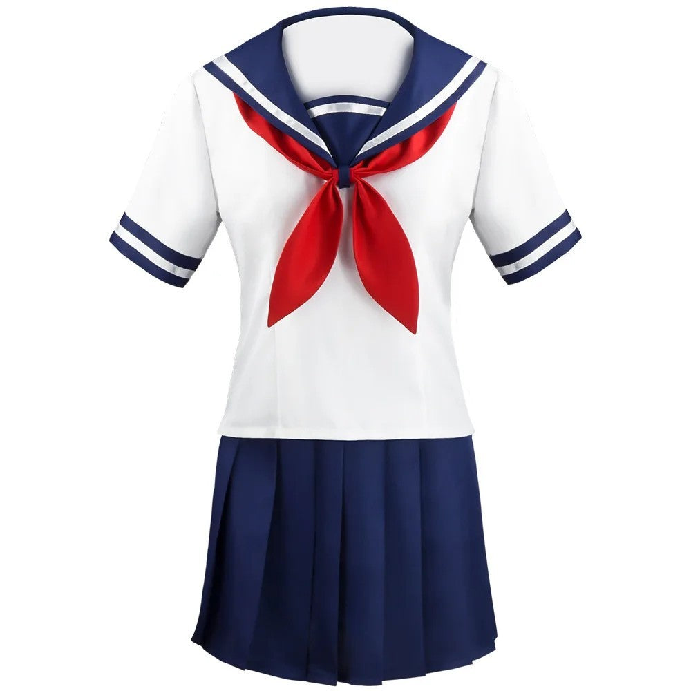 Yandere Simulator Ayano Aishi Yan-chan Cosplay Costume Uniform Halloween Outfit