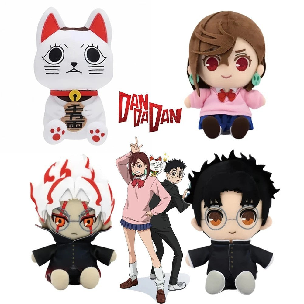 Dandadan Plush Doll 25cm Okarun Momo Ayase Turbo Granny Stuffed Toy Soft Plushie