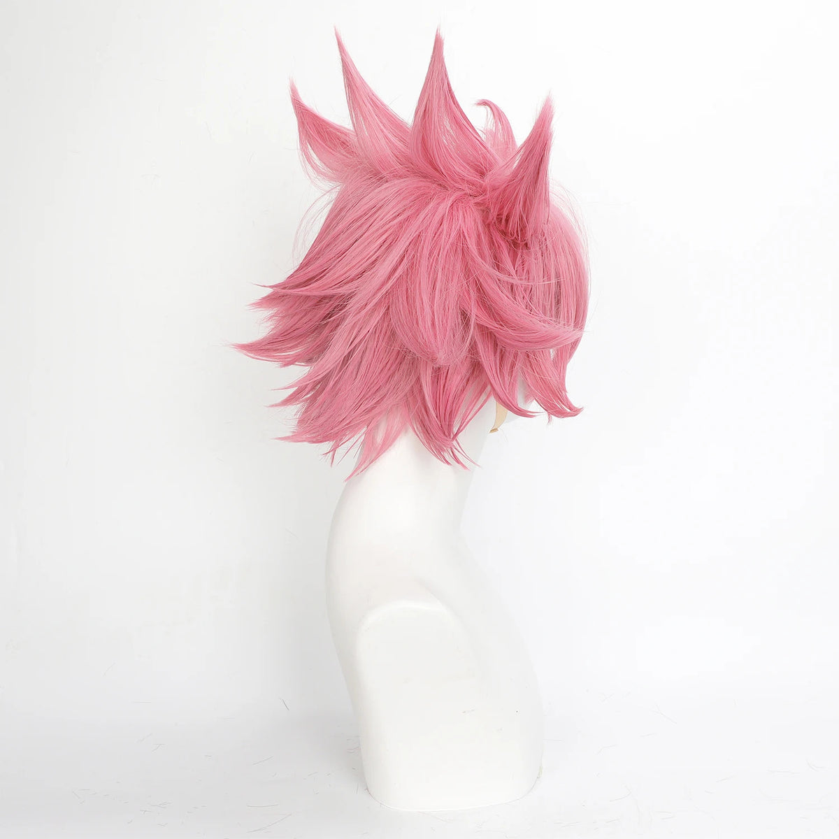 Fairy Tail Natsu Dragneel Cosplay Wig Spiky Pink Anime E.N.D Halloween Hair