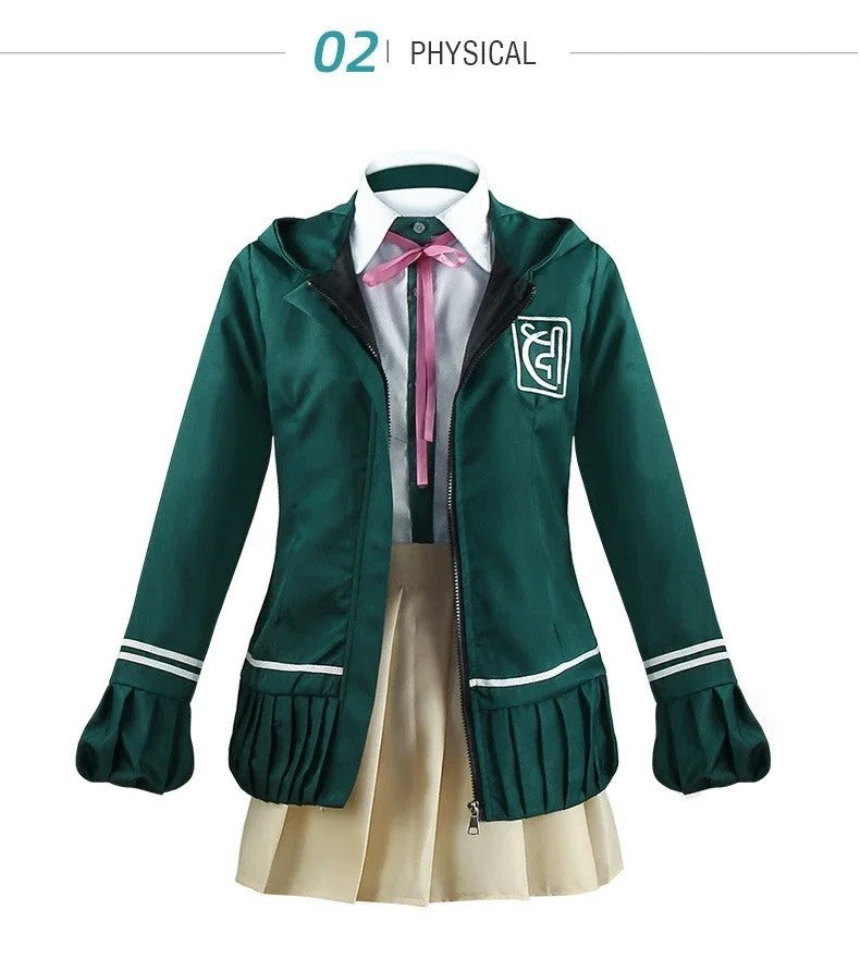 Danganronpa 2 Chiaki Nanami Cosplay Costume Full Set Halloween Outfit Anime