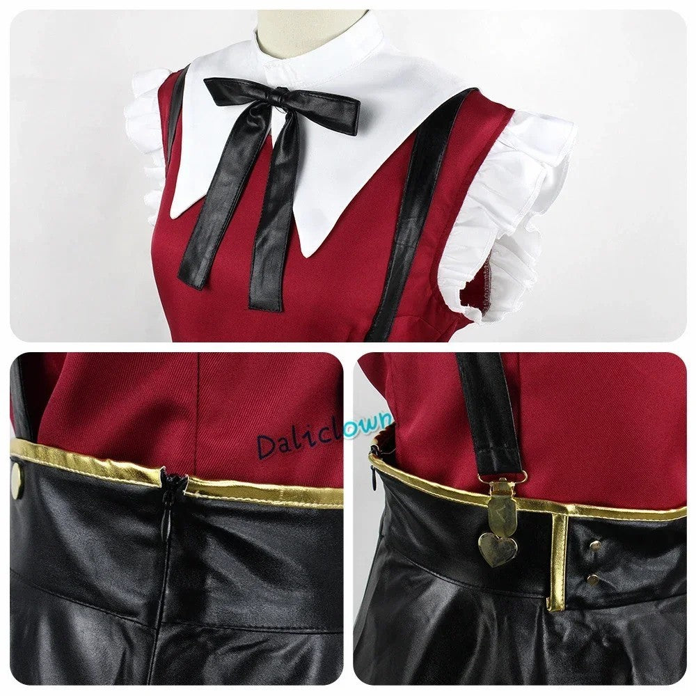 NEEDY STREAMER OVERLOAD Ame-chan Cosplay Costume Full Set Wig Halloween Outfit