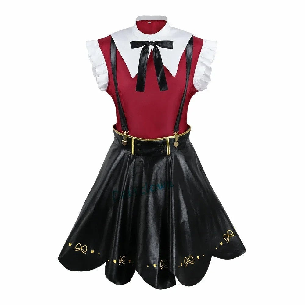NEEDY STREAMER OVERLOAD Ame-chan Cosplay Costume Full Set Wig Halloween Outfit