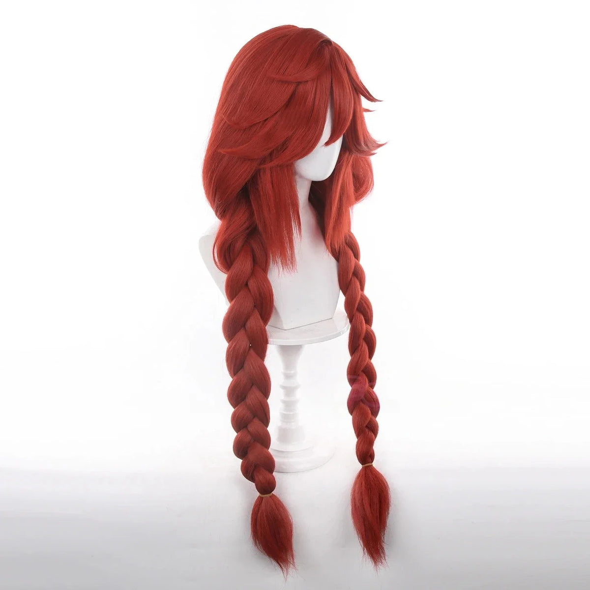 Gachiakuta Riyou Reaper Cosplay Wig Red Hair Anime Merch Pigtails Halloween