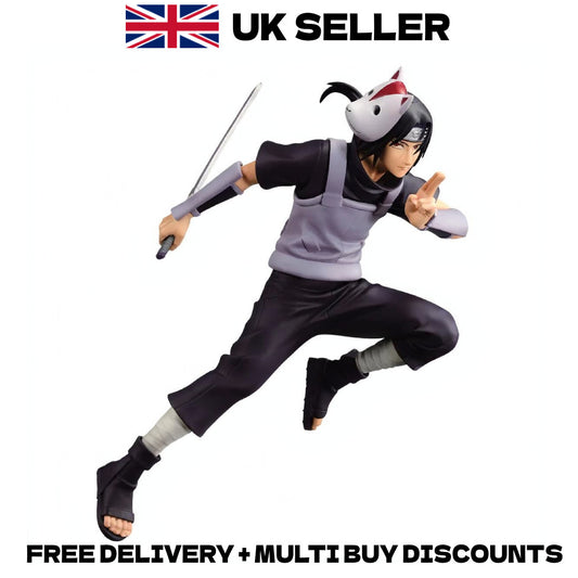 17cm Naruto Shippuden Itachi Uchiha Vibration Stars Action Figure Anbu PVC