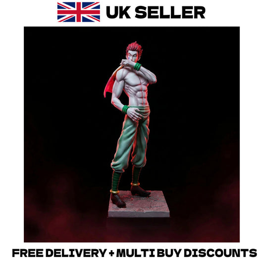 Hunter x Hunter 31cm Hisoka Morrow Action Figure PVC Anime Statue Model Toy