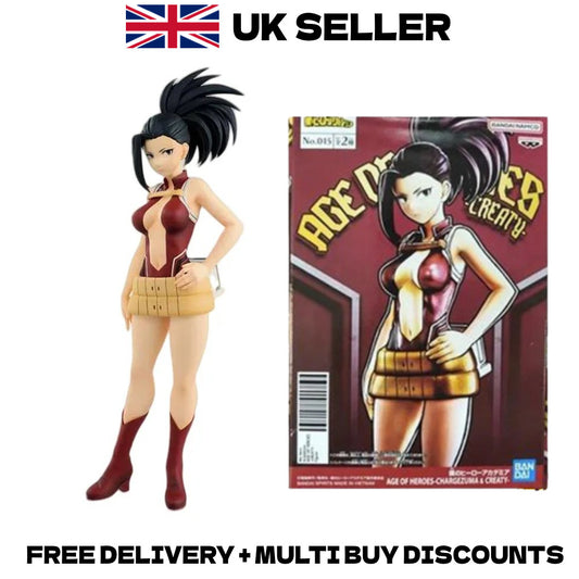 17cm My Hero Academia Momo Yaoyorozu Action Figure Age of Heroes Anime PVC Boxed