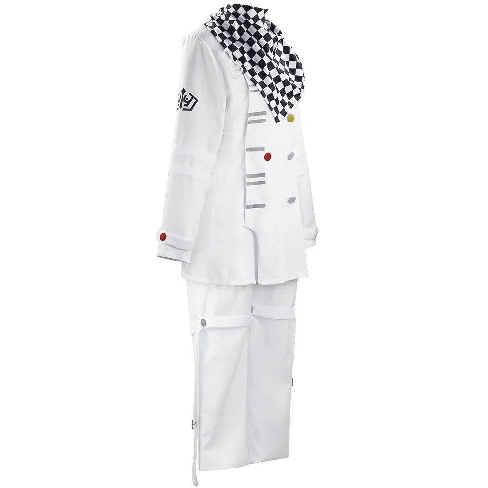 Danganronpa V3 Kokichi Oma Cosplay Costume Suit Cloak Scarf Wig Hat Full Set
