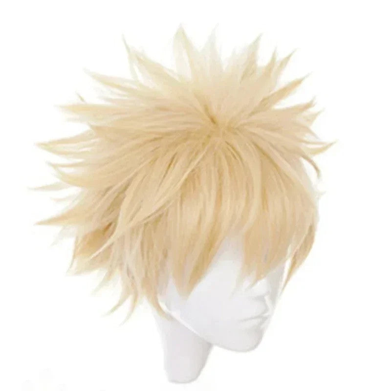 My Hero Academia Katsuki Bakugo Cosplay Wig Dynamight Halloween Hair Anime Merch