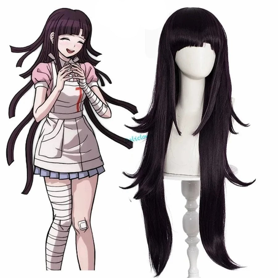 Danganronpa 2 Mikan Tsumiki Cosplay Anime Costume Full Set Wig Halloween Maid