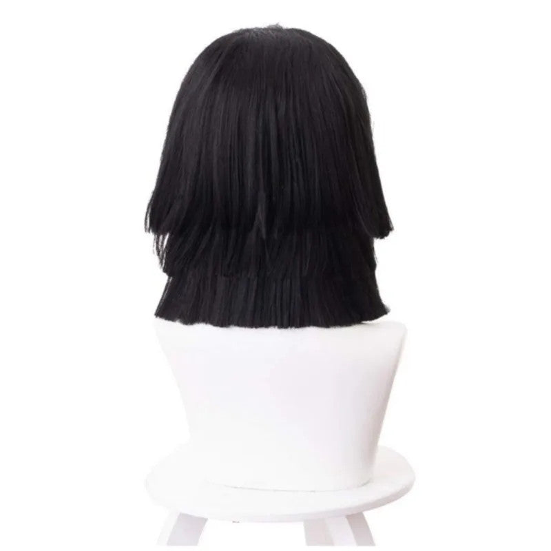 Demon Slayer Obanai Iguro Cosplay Wig Serpent Hashira Anime Merch Halloween Hair