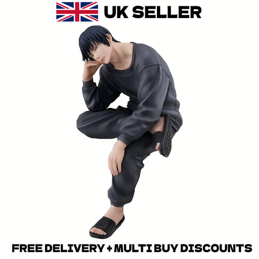 Jujutsu Kaisen Toji Fushiguro 12cm Action Figure Sitting Desk Anime Statue Model