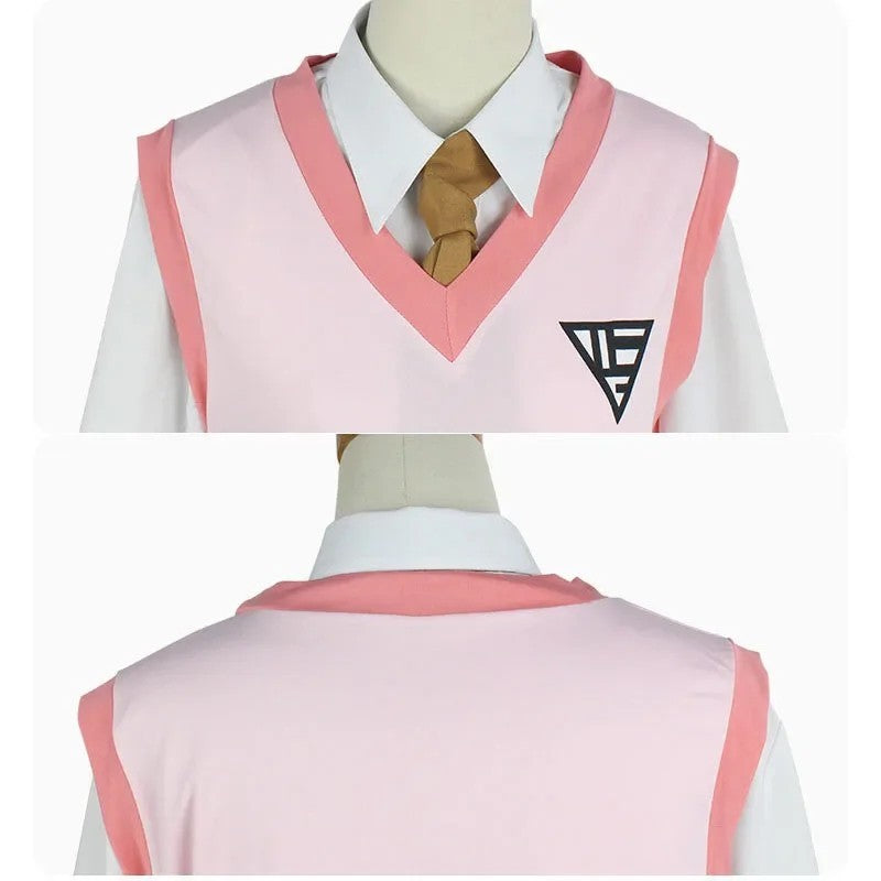 Danganronpa V3 Kaede Akamatsu Cosplay Costume Full Set Halloween Outfit Anime