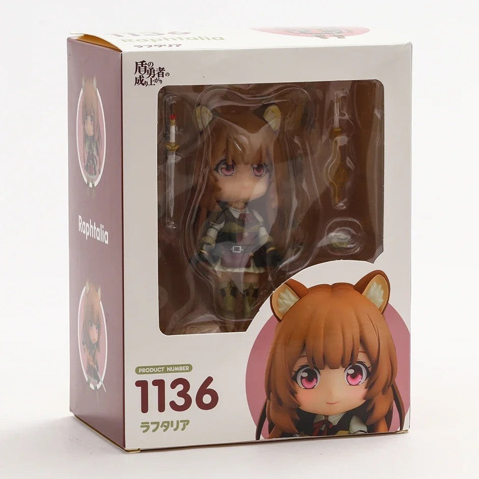 Rising of the Shield Hero Nendoroid Action Figures Naofumi Raphtalia Models Box