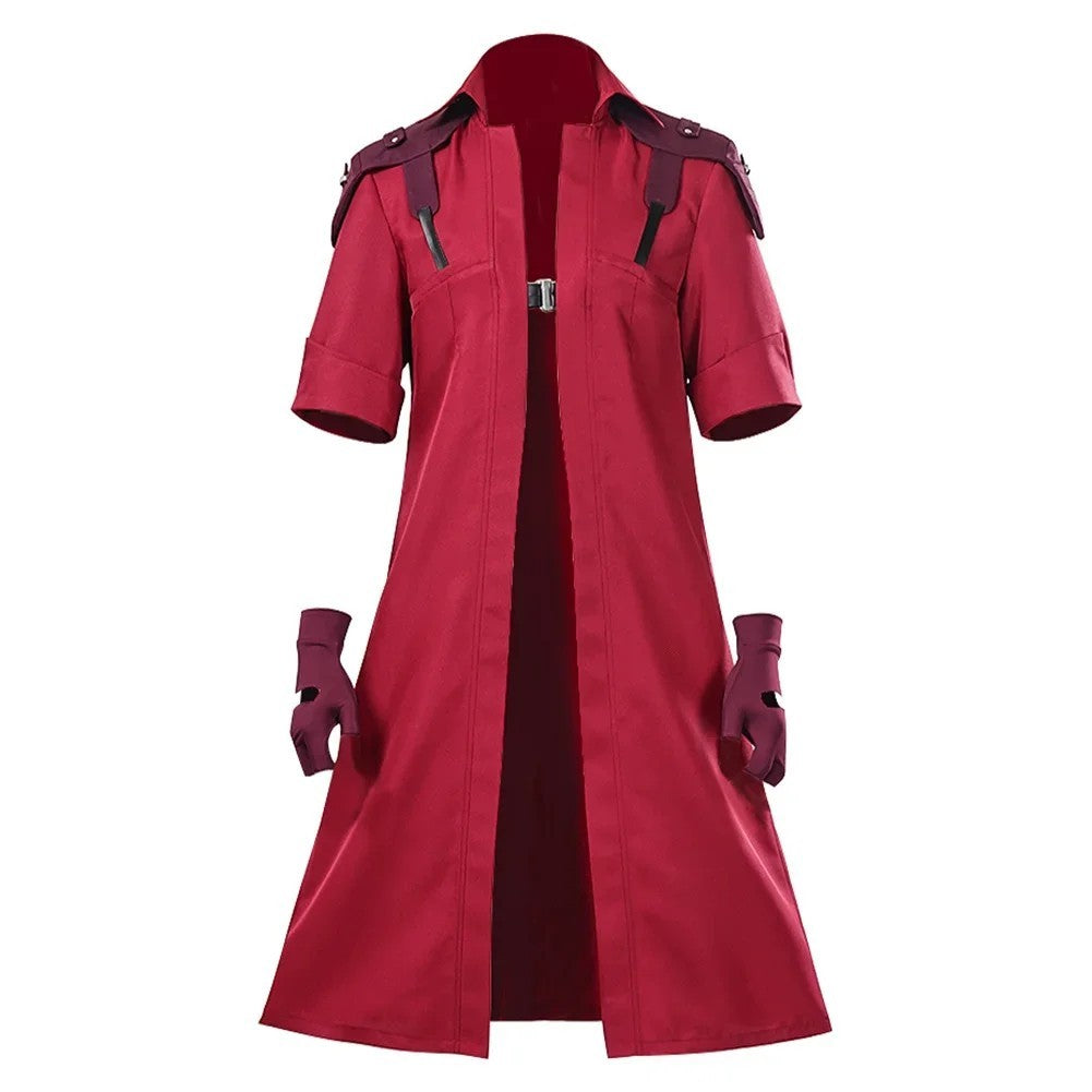 Devil May Cry Dante Cosplay Costume Red Coat Jacket Outfit DMC 5 Halloween Merch
