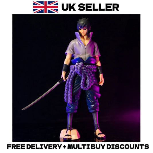 29cm Naruto Shippuden Sasuke Uchiha Action Figure Grandista Anime Model PVC