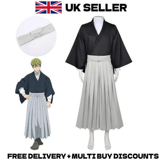 Jujutsu Kaisen Naoya Zenin Cosplay Costume Full Set Anime Kimono Merch 4 Piece