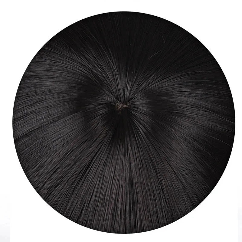 Blue Lock Bachira Meguru Cosplay Wig Black Yellow Anime Hair Soccer Merch
