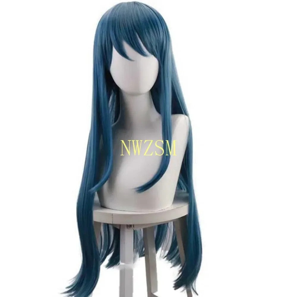 Danganronpa Sayaka Maizono Cosplay Costume Full Set Wig Halloween Outfit Anime