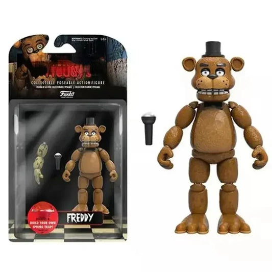 FNAF 20cm Action Figures Packaged Movable Joints PVC Game Merch Freddy Bonnie