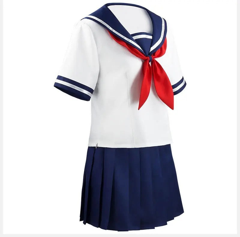 Yandere Simulator Ayano Aishi Yan-chan Cosplay Costume Uniform Halloween Outfit