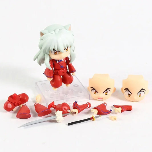 Inuyasha Sesshomaru 10cm Nendoroid Action Figures Anime Models Boxed #1300 #1514