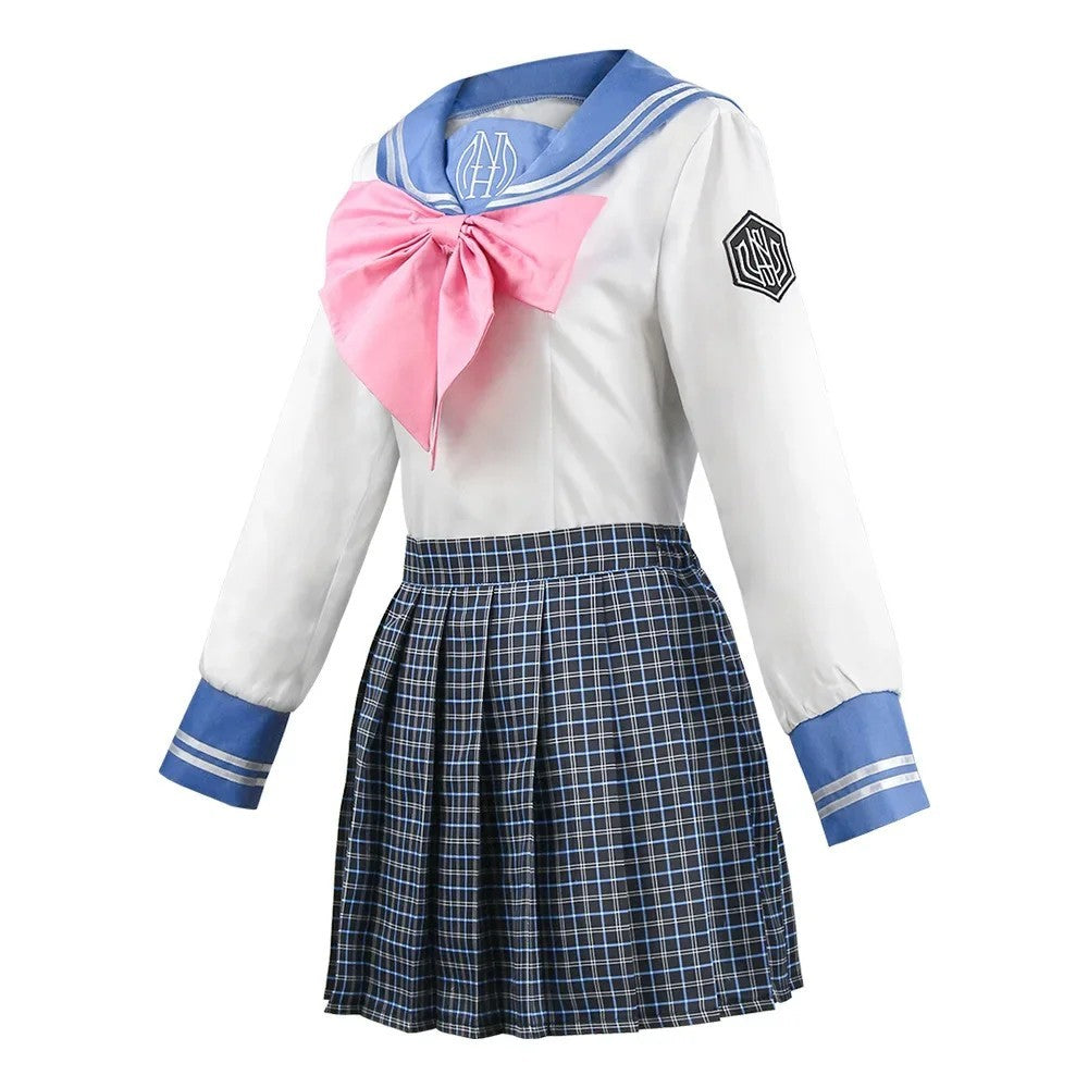 Danganronpa Sayaka Maizono Cosplay Costume Full Set Wig Halloween Outfit Anime