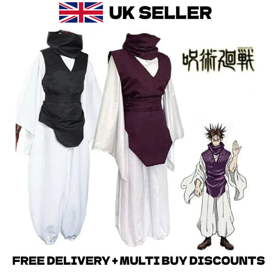 Jujutsu Kaisen Choso Anime Cosplay Full Costume Wig Purple Black Cursed Womb