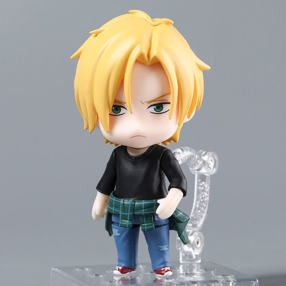 BANANA FISH Ash Lynx Action Figure 10cm Nendoroid Anime Model Boxed Statue