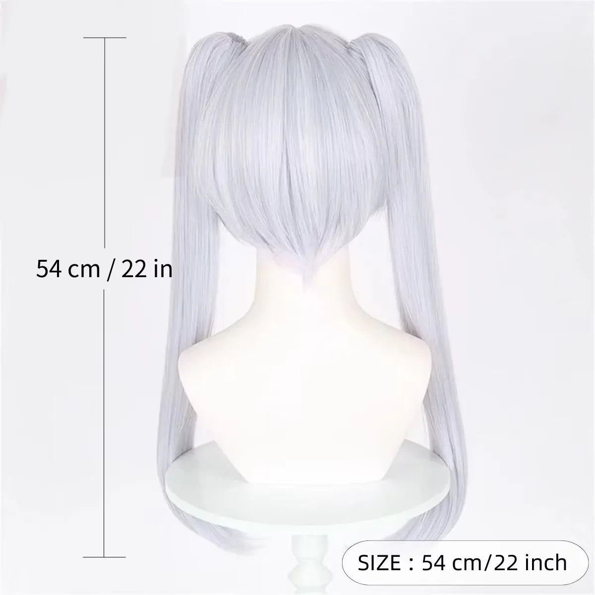 Frieren Beyond Journeys End Cosplay Wig White Elf Anime Hair Halloween Merch