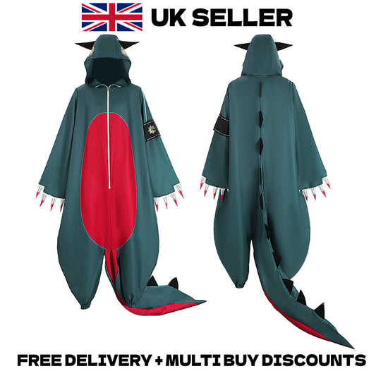Gachiakuta Guita Cosplay Costume Full Outfit Dinosaur Bodysuit Anime Cleaners